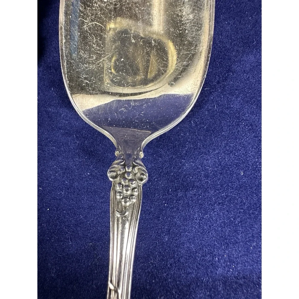 1847 Rogers/International VINTAGE Grape Silverplate Serving Spoon Fork & Spoon